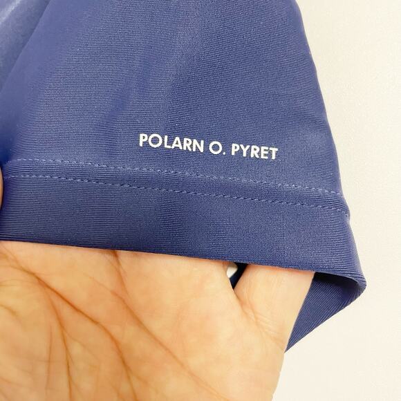 New! Polarn O. Pyret Blue Striped Swim Shorts - Picture 5 of 6